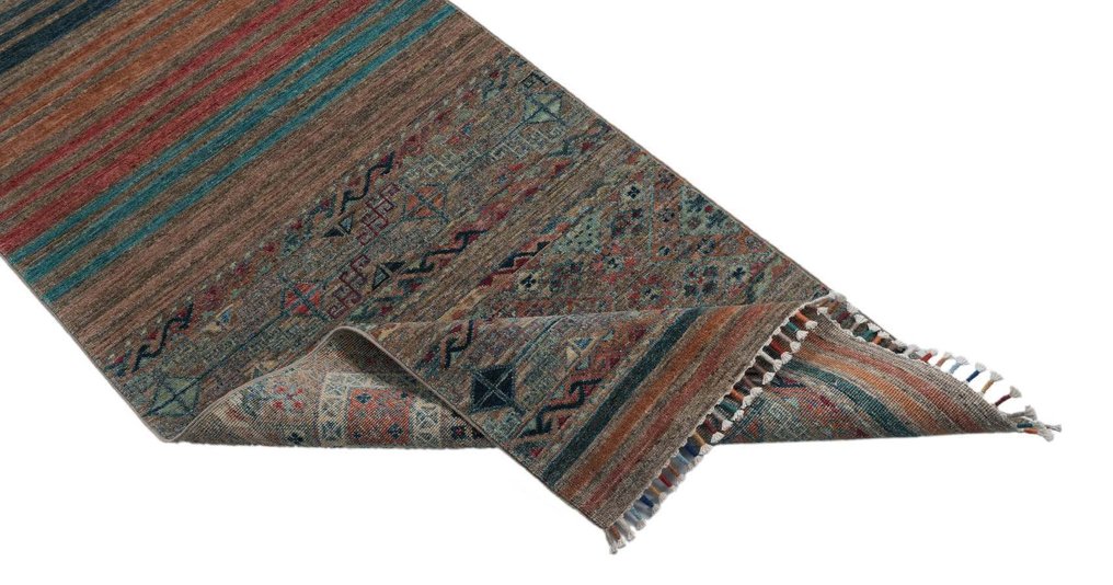 撒马尔罕 - 法拉汉 - 新 - 長條地毯 - 296 cm - 74 cm #4.3