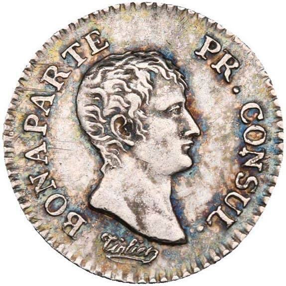 法国. 领事 （1799-1804）. 1/4 Franc An 12-A, Paris #1.0