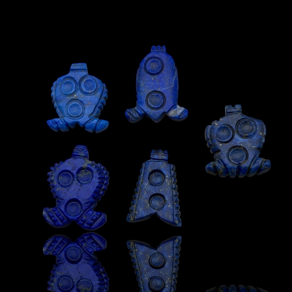 Replik eines antiken Ägypters Lapis, ein Paket mit 5 Amulet  (Ohne mindestpreis) #1.0