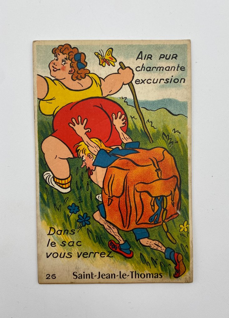 Frankrijk - Set van 15 interactieve geïllustreerde ansichtkaarten - Ansichtkaart (15) - 1950-1950 #4.3