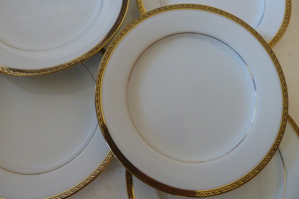 ABCO International - Serving plate (12) - 12 assiettes de la compagnie delta air lines - Porcelain #3.2