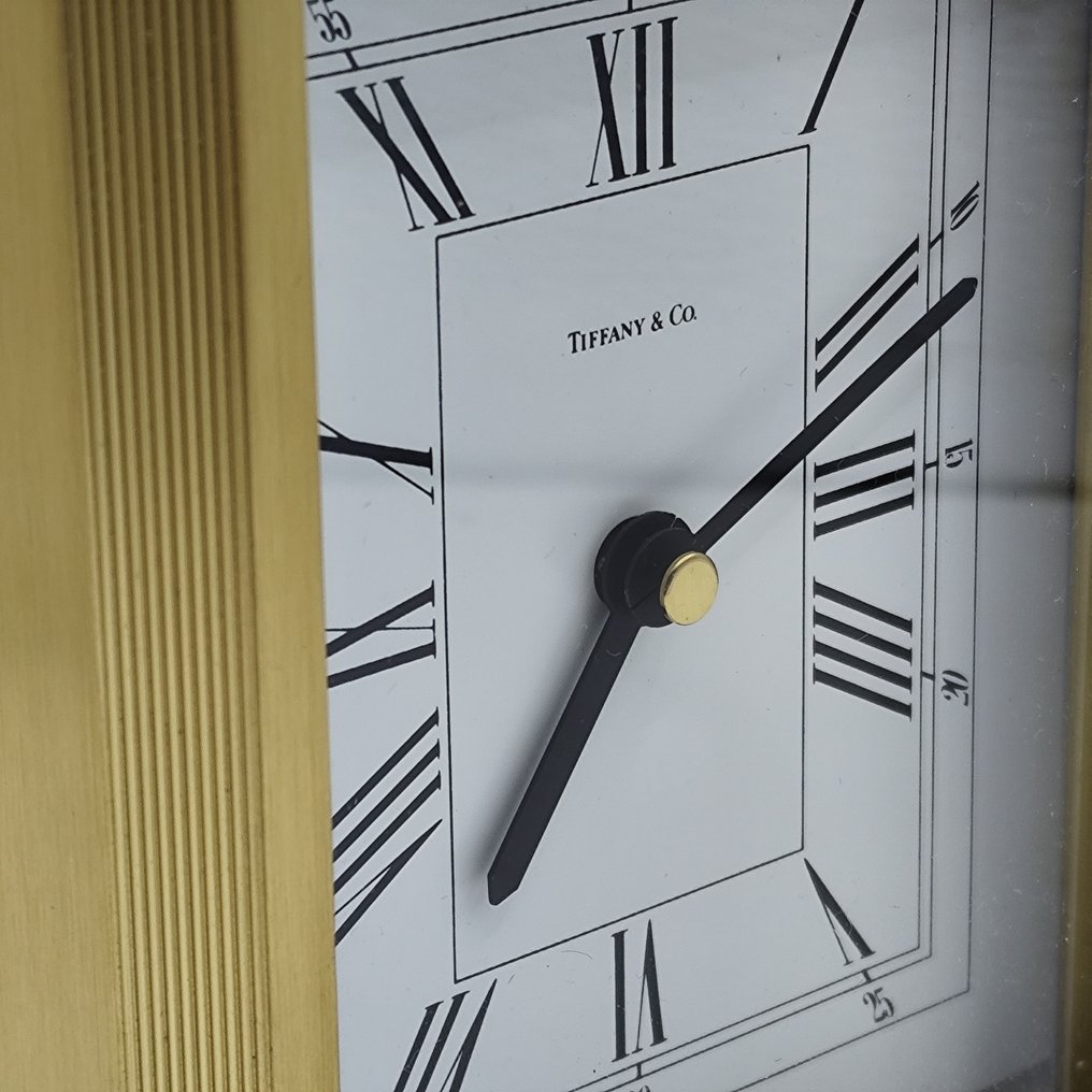 桌钟和座钟 - Tiffany & Co. -  中世纪现代 黄铜 - 1980-1990 - 复古铜制时钟 #3.2