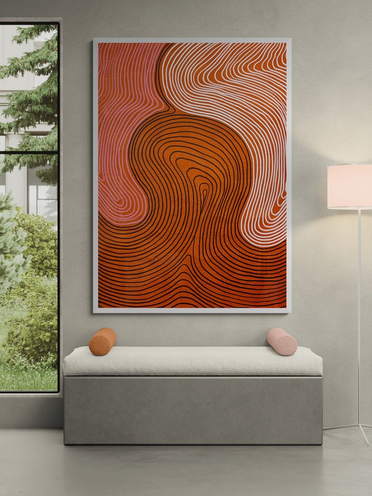 Lao Gonzalez - Orange Hypnosis, XL, NO RESERVE #1.0