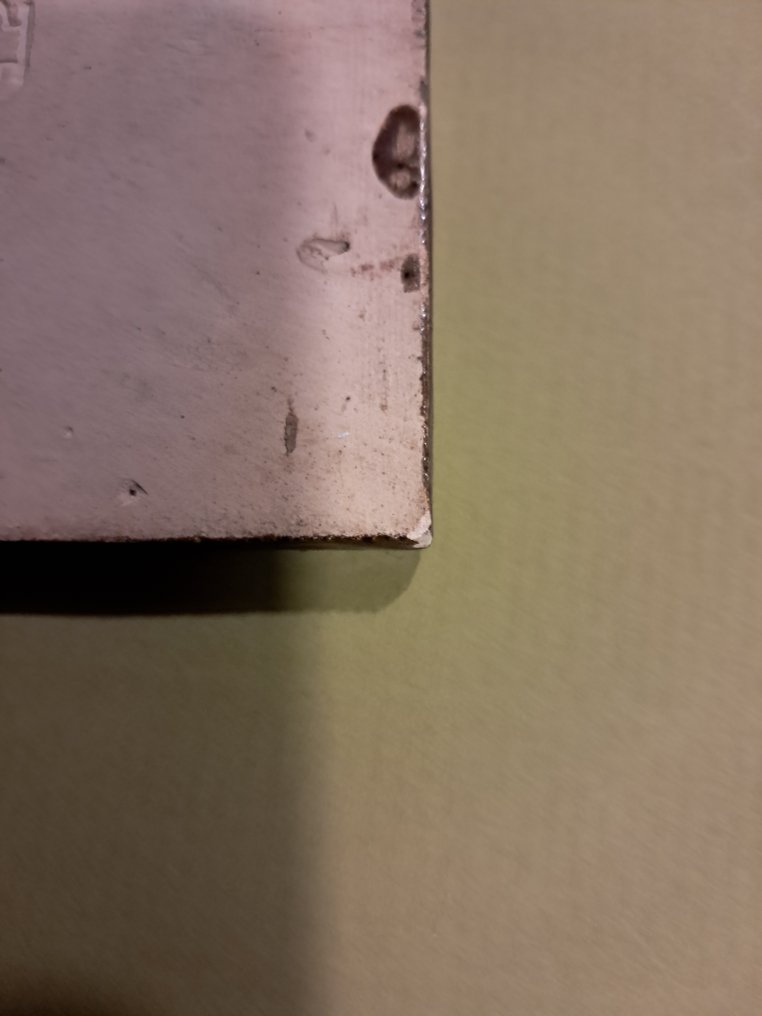  Πλακάκι (2) - Φριζία και Ολλανδία - De Porceleyne Fles, Delft - 1940-1950 - Κείμενο πλακιδίων Ολλανδία και Φρυζία.  #2.1