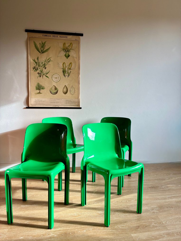 Artemide - Vico Magistretti - Καρέκλα στοίβαξης (4) - Selene - Σαν καινούργιο! - ABS #4.3