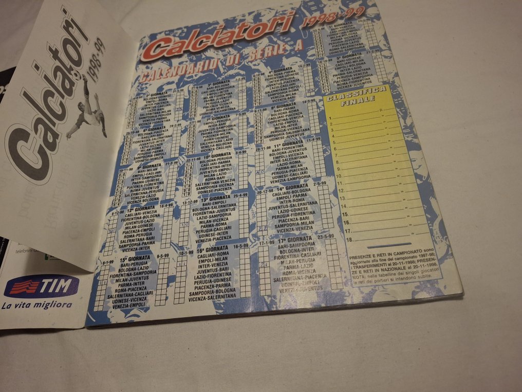 帕尼尼 Calciatori 1998/99 Ronaldo 完整册子 - 优秀（EX） #2.1