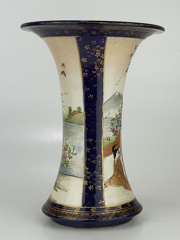 Βάζο - Πήλινο - Ιαπωνία - Meiji period (1868-1912) - Kusube Satsuma βάζο (χωρίς τιμή ασφαλείας) #3.2