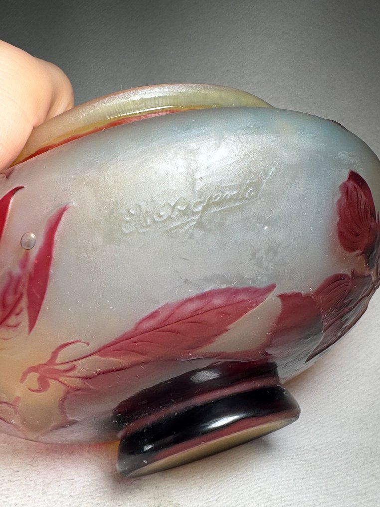 Emile Gallé, d'Argental - Vase  - Glass #3.2