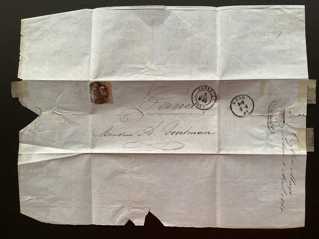 比利時  - 党派先驱者自1819年以来及旧奖章信件 #2.1