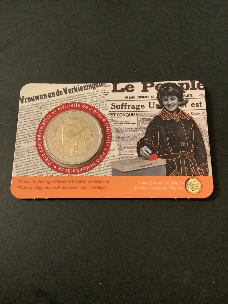 Βέλγιο. 2 Euro 2023/2025 (5 coincards) (χωρίς τιμή ασφαλείας) #2.1