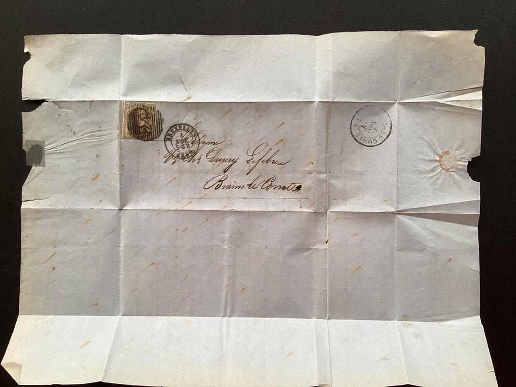 比利時  - 党派先驱者自1819年以来及旧奖章信件 #3.2