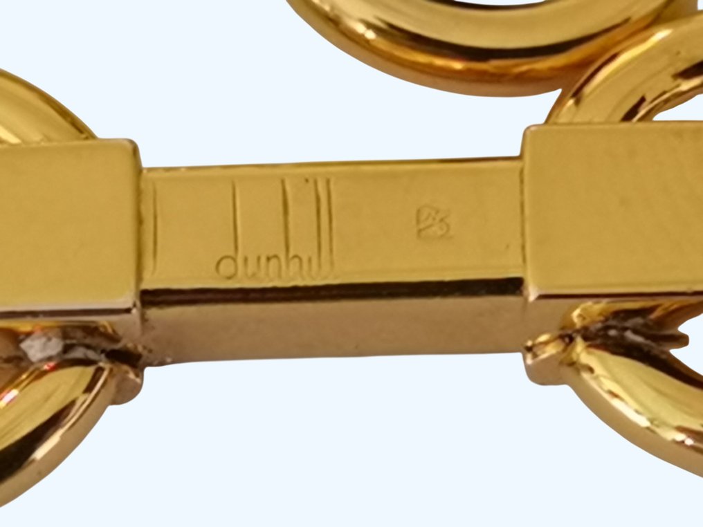 Alfred Dunhill - Lápis-lazúli - Banhado a ouro - Botões de punho #3.2