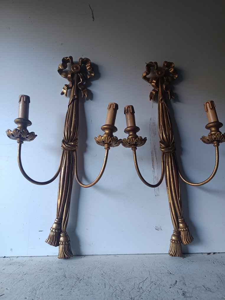 Aplică de perete - Lemn #1.0