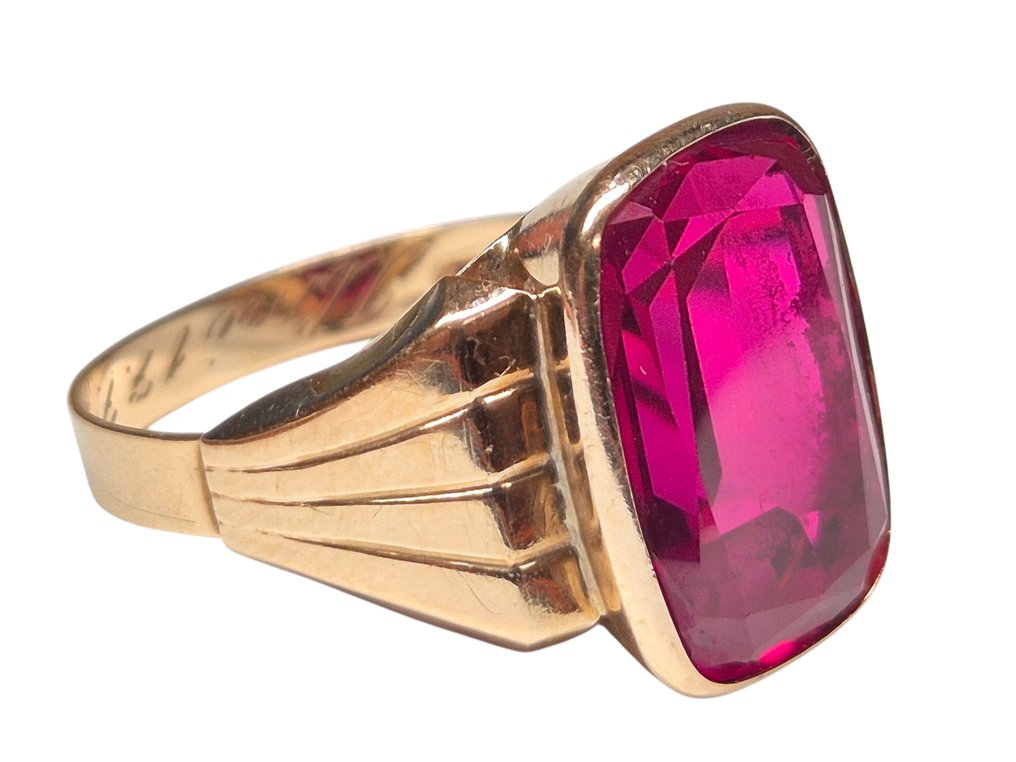 戒指 - 14K包金 黄金 - 制造年份1973 #2.1