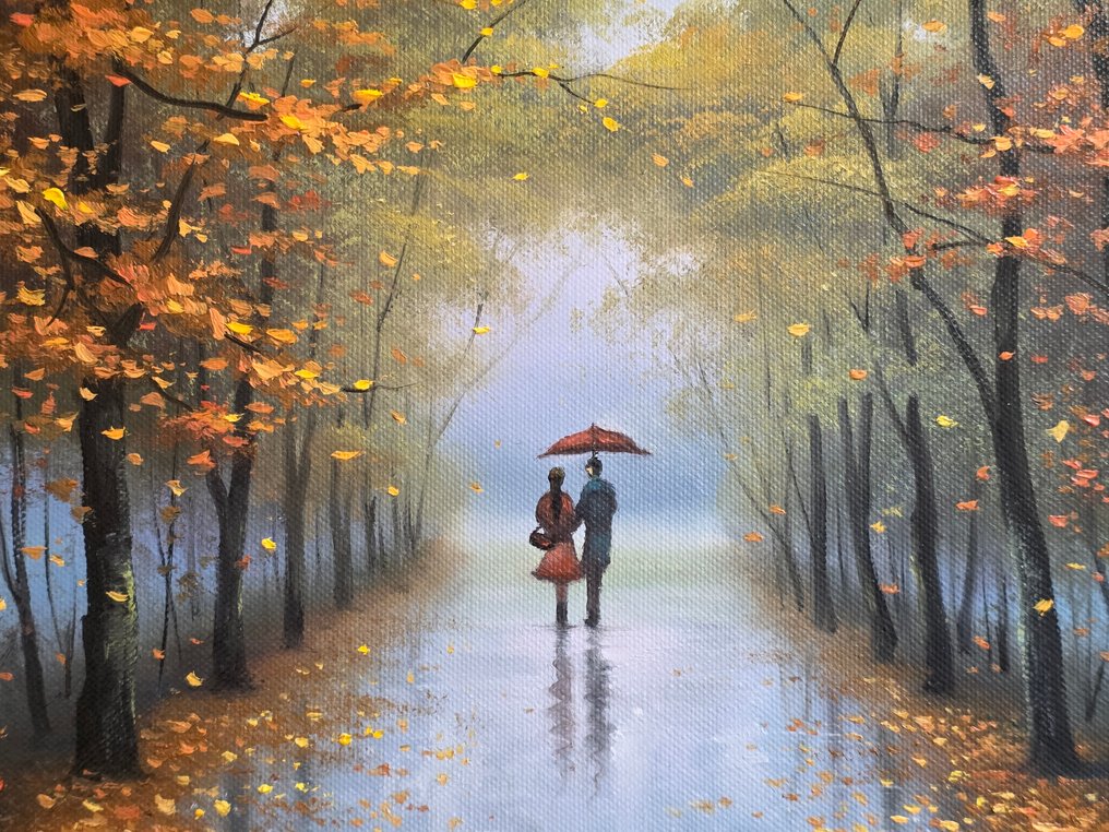 Serhii Stoev (1971) - Walking under an umbrella #3.2