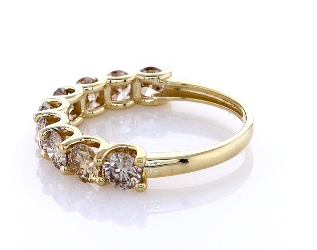 沒有保留價 - 戒指 - 14 克拉 黃金 -  1.84ct. tw. 鉆石 (天然彩色) #4.3