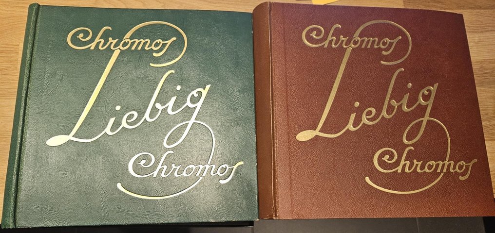 2 张Liebig专辑，600张卡片（荷兰语，比利时） - 明信片相册 (600) - 1952-1962 #1.0