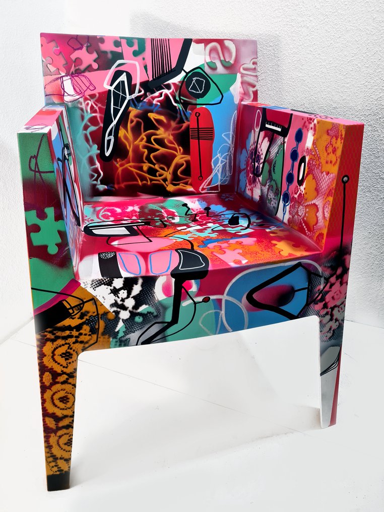 Driade - Philippe Starck - Πολυθρόνα - Έργο τέχνης του Jack Soro - μεικτά μέσα #1.0