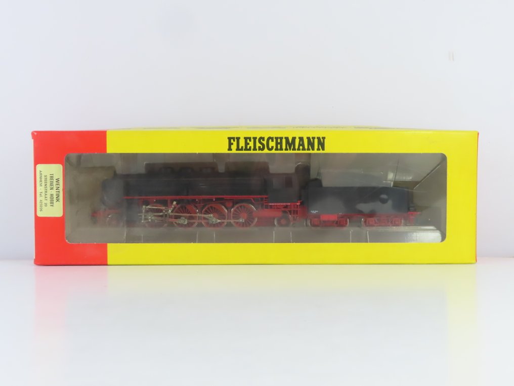 Fleischmann H0 - 4139 - Ατμομηχανή με όχημα μεταφοράς (1) - BR 39 - DRG #2.1