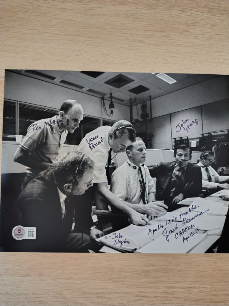 NASA Απόλλων 13 - Jack Lousma (Επικοινωνιακός Κάψουλας) - Υπογεγραμμένη φωτογραφία με πιστοποίηση Beckett - 2020+ #1.0