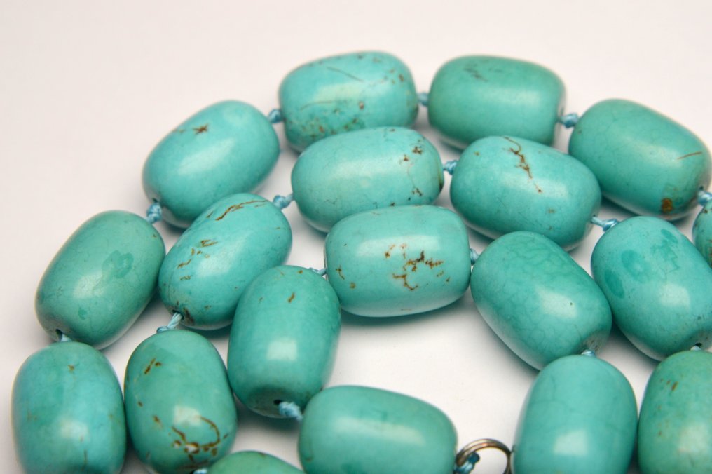 Türkis - Blue Turquoise - 128,3g - Halskette #2.1