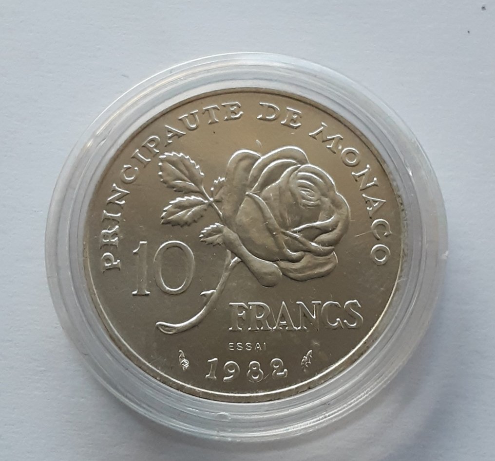 Monaco. 10 Francs 1982 Grace Kelly  (No reserve price) #1.0