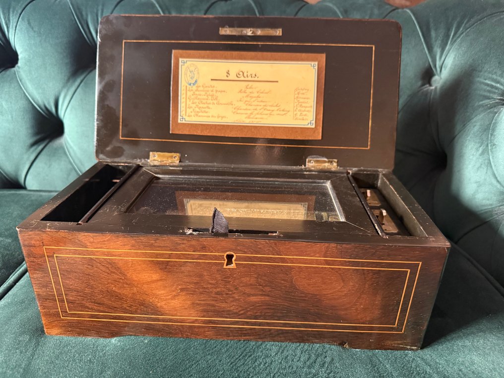 Spilledåse - Schweiz - 1850-1900 - Carillon fine 800 #3.2