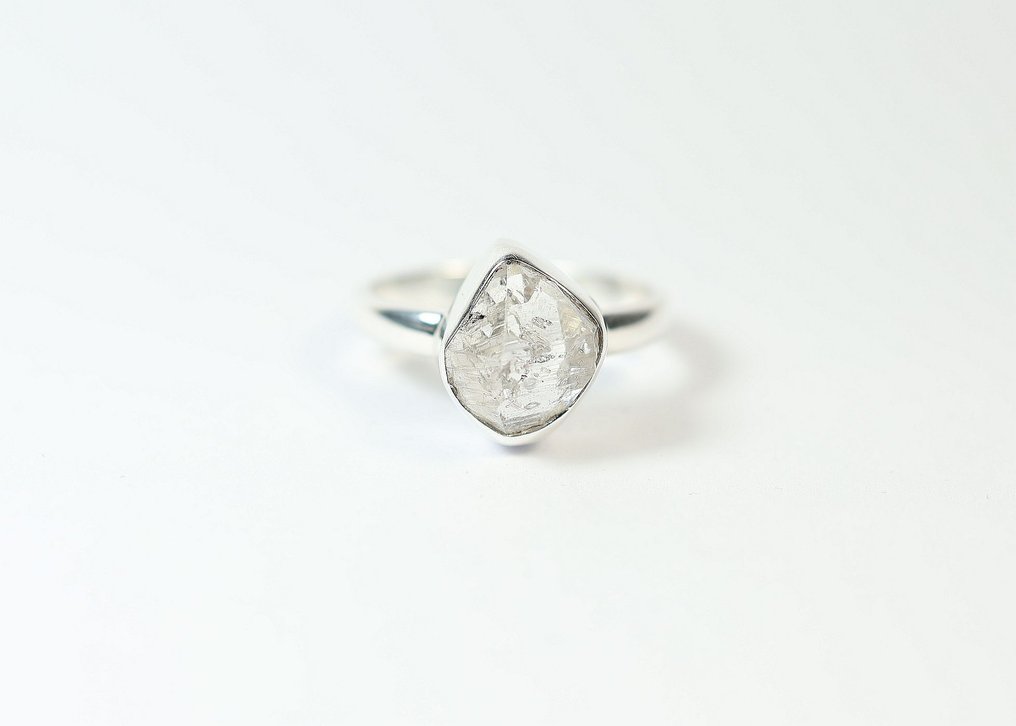 Herkimer-Diamant Ring / nuevo- 3.62 g - (1) #1.0