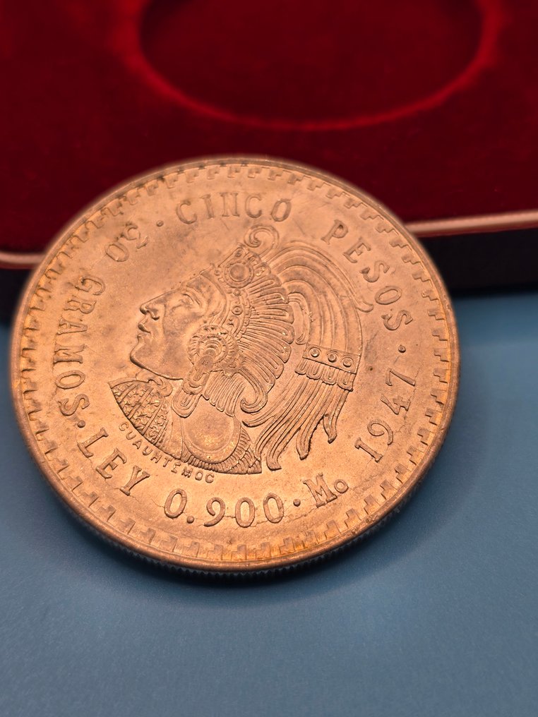 Mexiko. 5 Pesos 1947  (Ohne mindestpreis) #4.3
