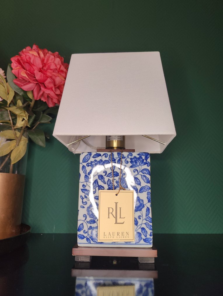 Lauren Ralph Lauren - Ralph Lauren - 台灯 - 瓷, 木, 黄铜 - 复古 Ralph Lauren 台灯 #1.0