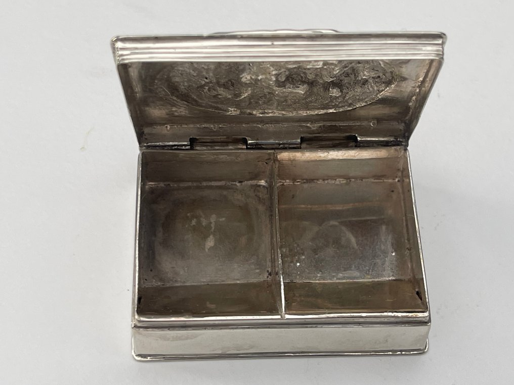 Veit Enthoven,  zilversmid - Pillendose - .833 Silber - Silbernes Pillendöschen #3.2