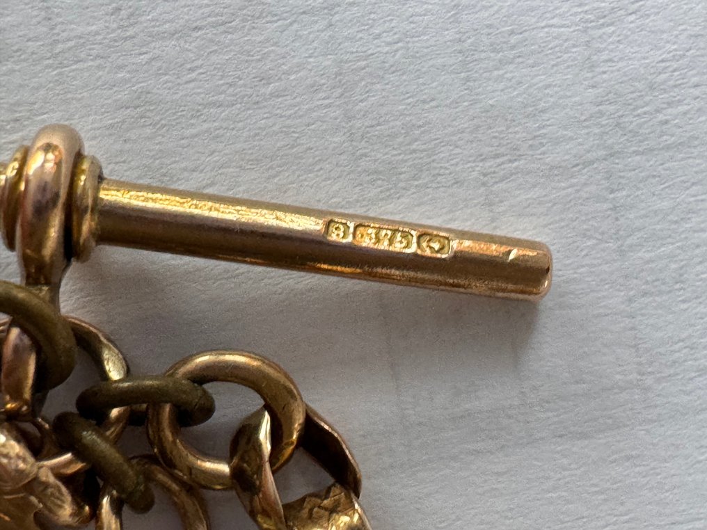 Colier cu pandantiv - 9 kt. Aur galben - 0.00ct. tw. - Colier masonic din aur #4.3