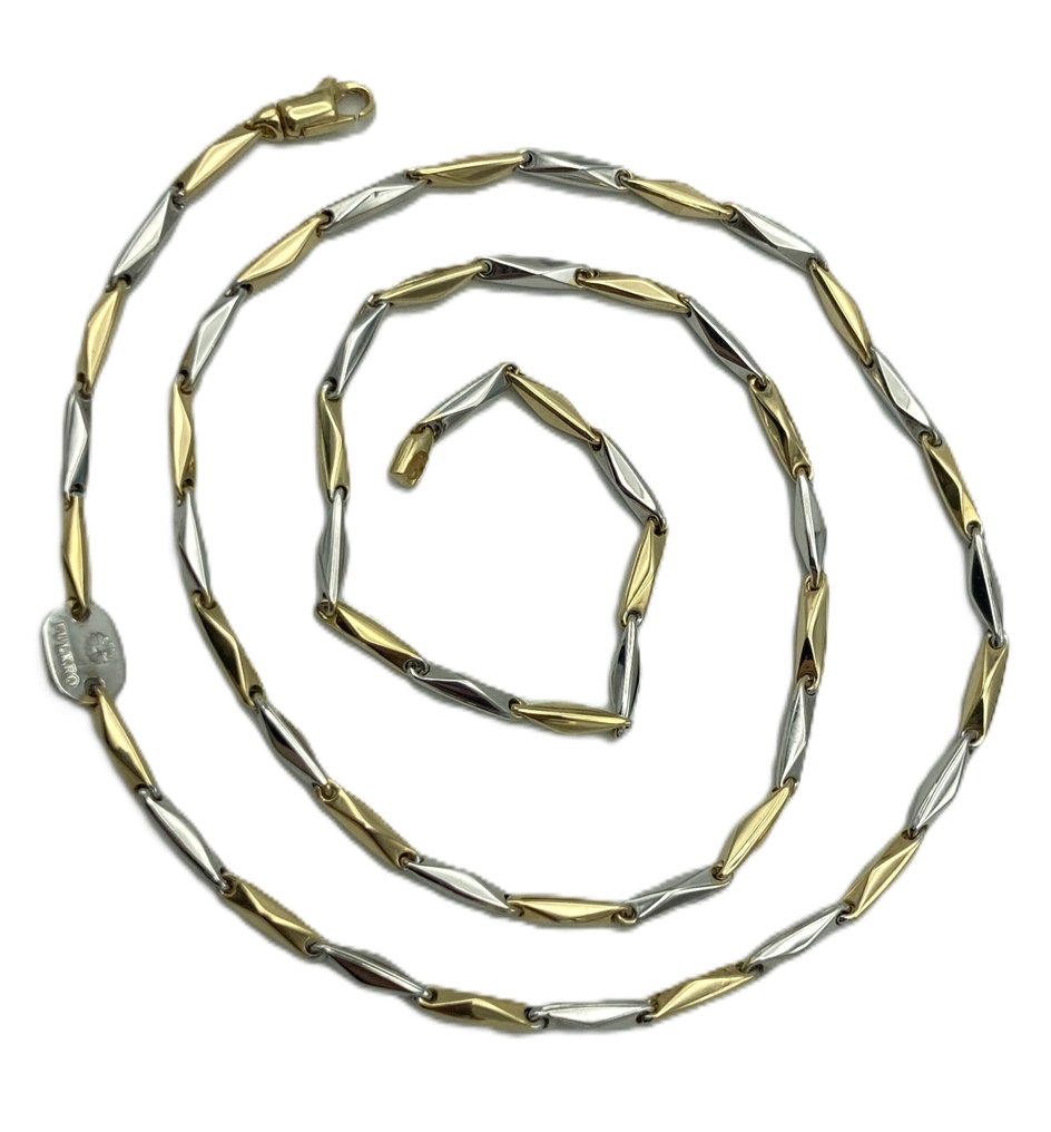 项链 - 18K包金 黄金, 白金 #1.0