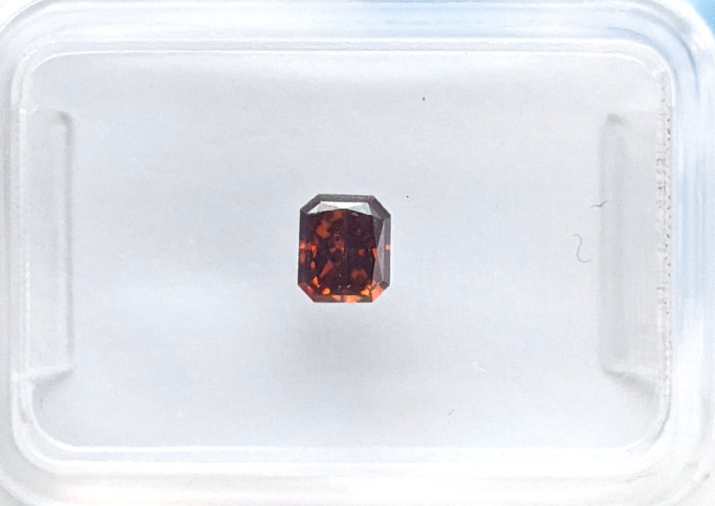 没有保留价 - 1 pcs 钻石  (天然色彩的)  - 0.32 ct - 雷地恩型 - Fancy deep 棕色 橙色 - SI1 微内含一级 - 国际宝石研究院（IGI） #1.0