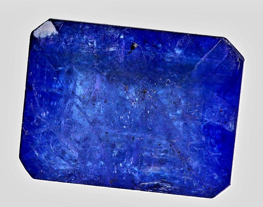 没有保留价 蓝色, 紫罗兰色 坦桑石  - 25.77 ct - 西班牙宝石学院（IGE） #2.1