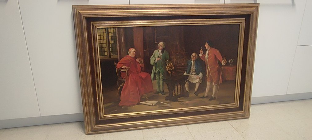 Ευρωπαϊκή σχολή (XIX) - Kardinaal in vergadering #1.0