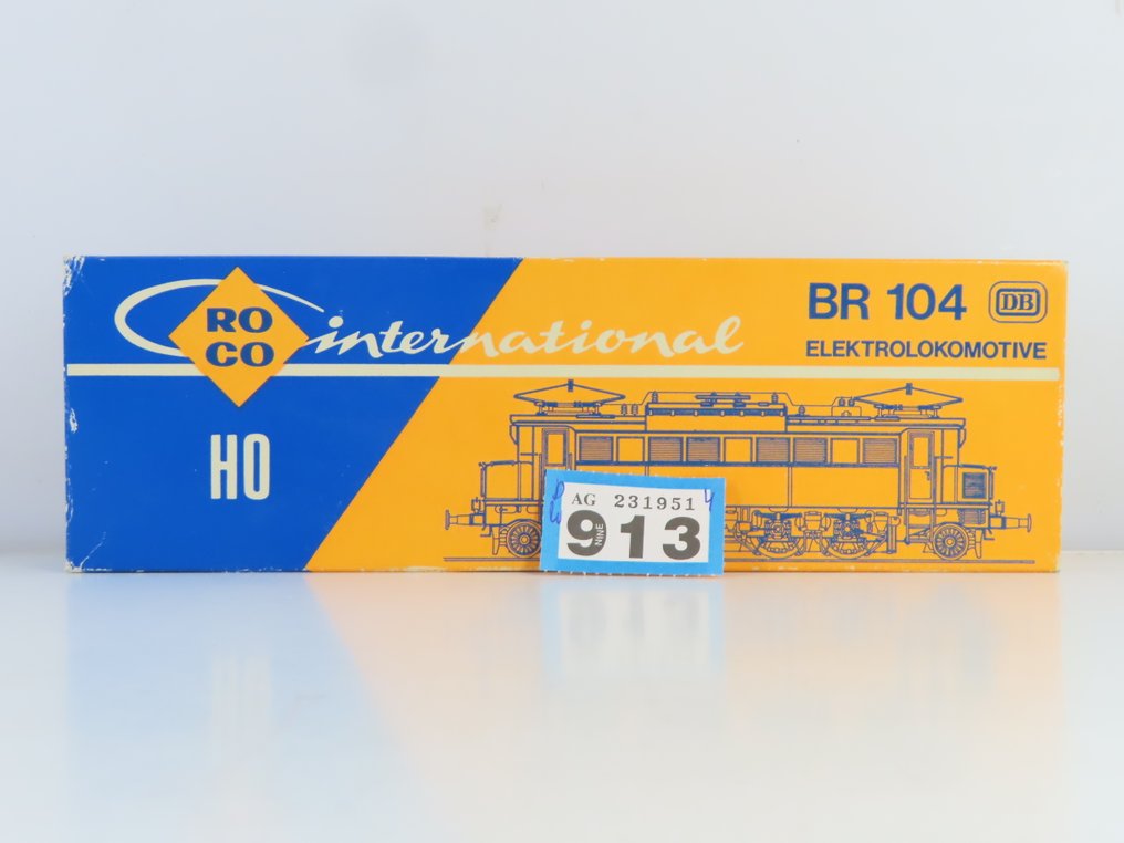 Roco H0 - 04144S - Ηλεκτροκίνητη ατμομηχανή (1) - BR 104 - DB #2.1