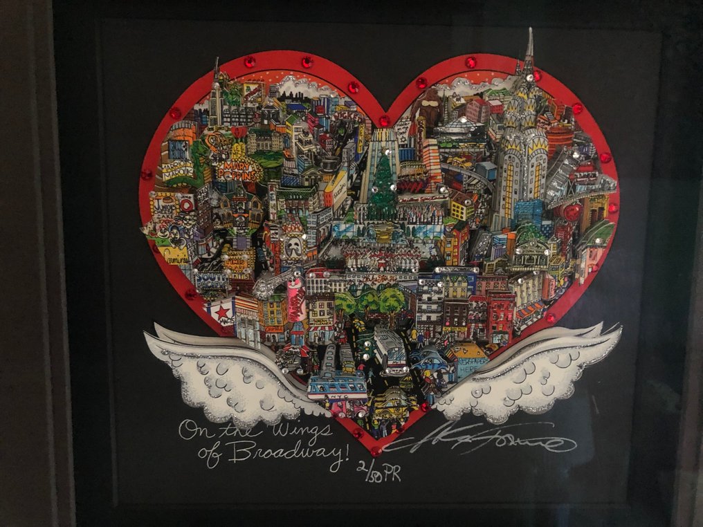 Charles Fazzino (1955) - On the wings on Broadway #1.0