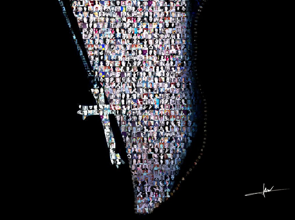 David Law (1967) - Crypto Bowie IV 2.0 - Format XL 60x90 #4.3