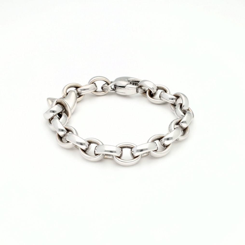 手鈪 - 18 克拉 白金 -  0.53ct. tw. 鉆石 (天然)  #1.0