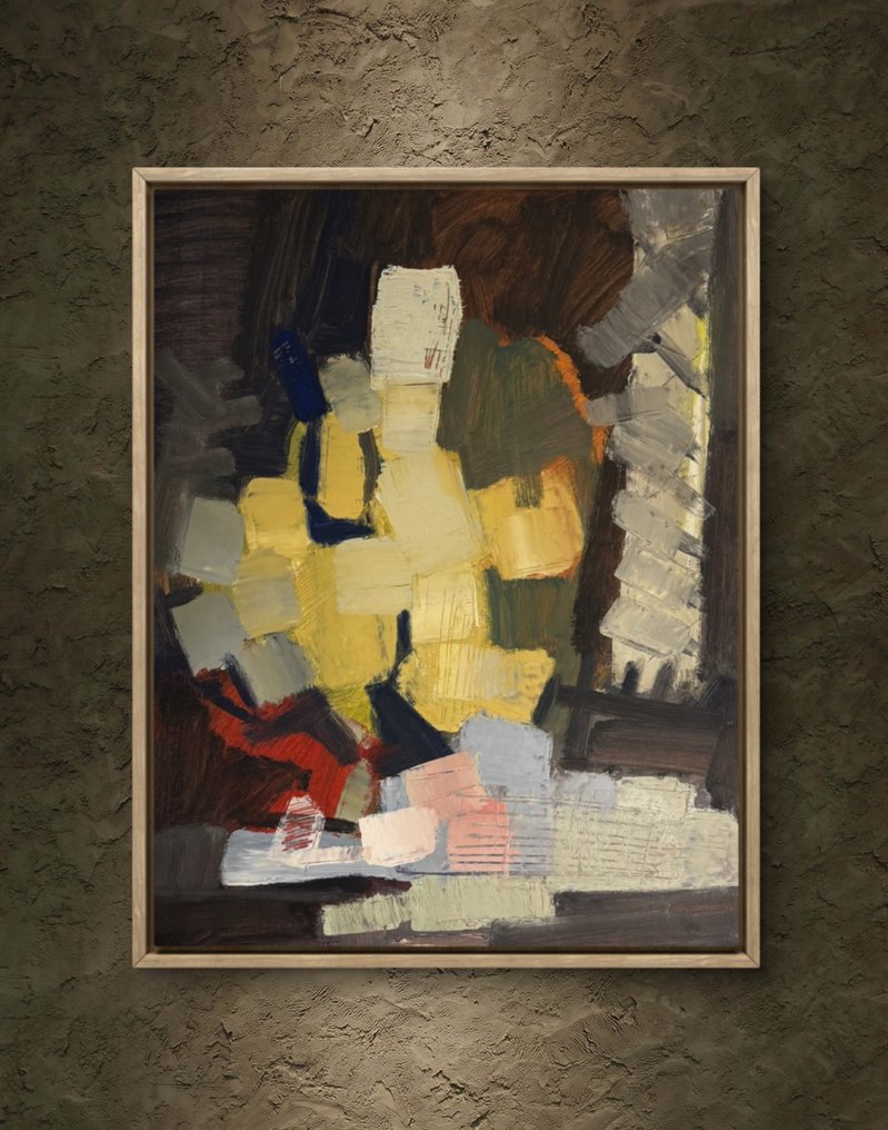 René Mels (1909-1977) - Abstraction abstraite circa 1958 #3.2