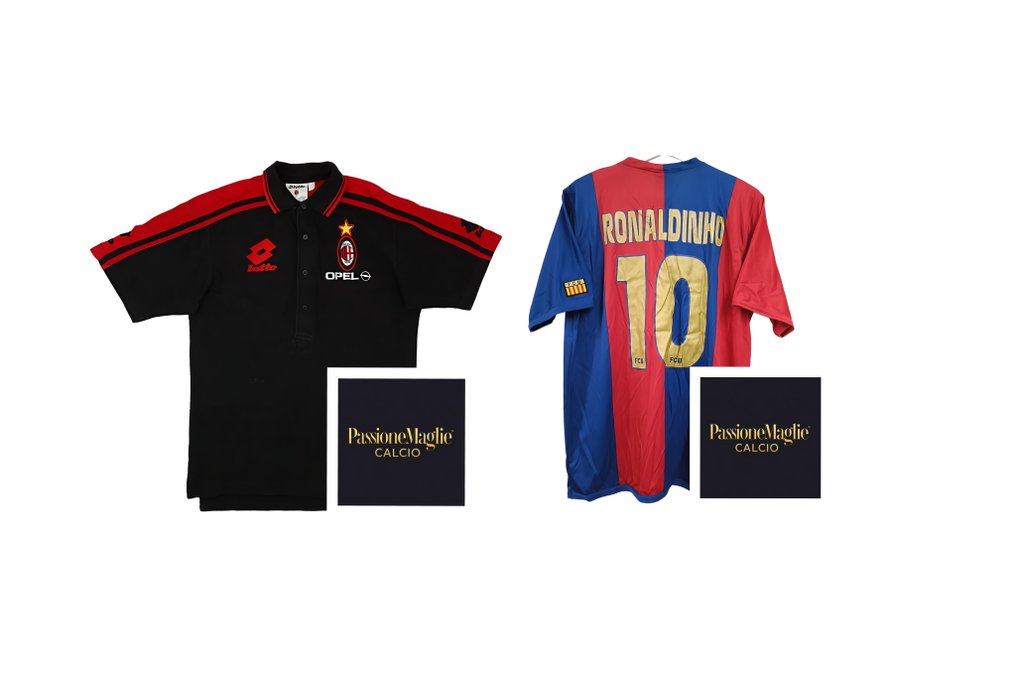 Ac Milan & Ronaldinho Barcellona - 意大利足球联盟 - Ronaldinho - 足球衫 #1.0