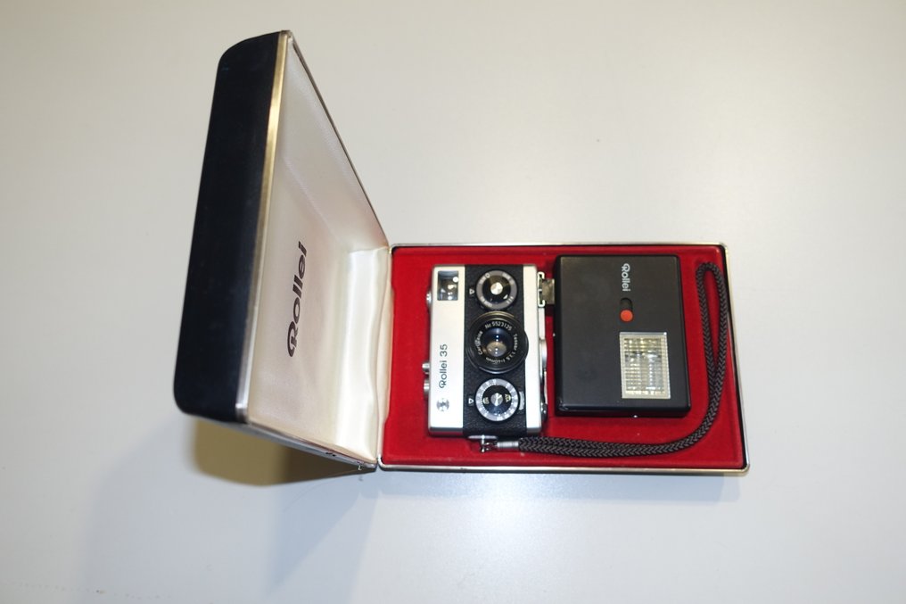 Rollei 35 + flash + etui | Αναλογική φωτογραφική μηχανή #1.0