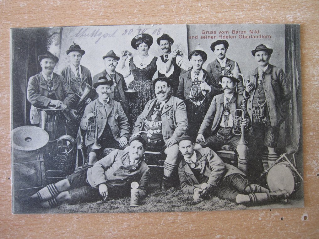 德国，国外 - 风俗-传统服饰-乐队 - 明信片 (65) - 1900-1950 #2.1