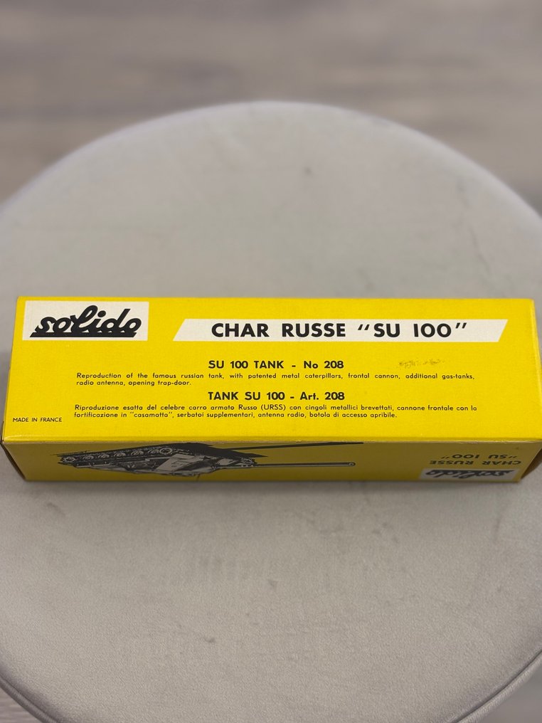 Solido 1:50 - Στρατιωτικό όχημα μοντελισμού - Solido ref. 208 – Char Russe SU-100 #4.3