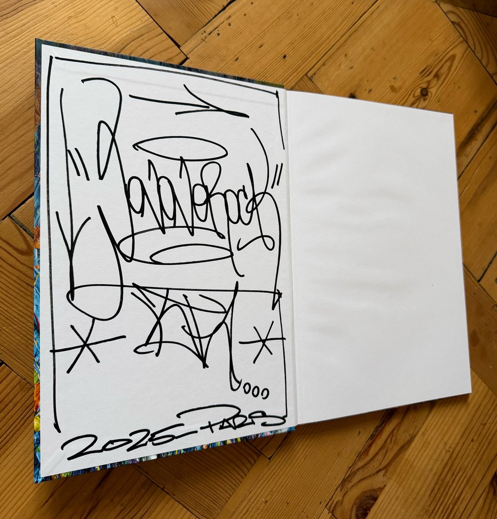 JonOne - Carte Blanche - Signed with drawing - 2025 #2.1