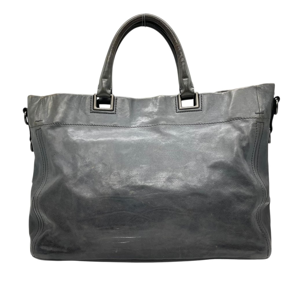 Prada - Leather 2Way Tote Bag Shoulder Carry Structured Daily Use - Kangaskassi #1.0
