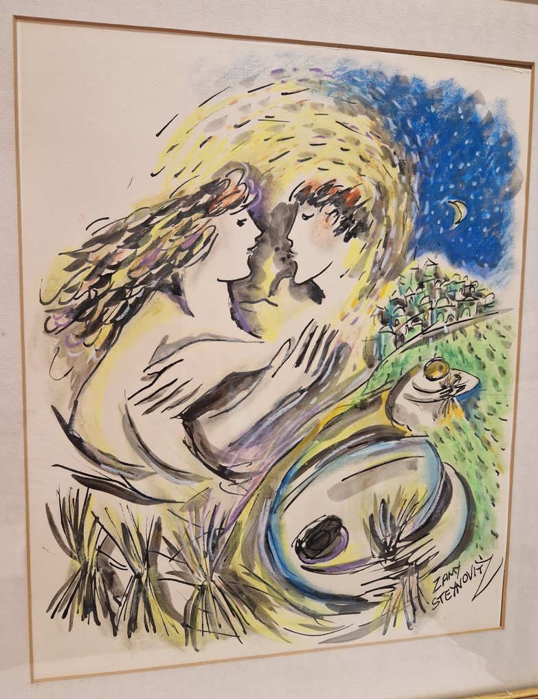 Zamy Steynovitz (1951-2000) - Couple Embracing #3.2