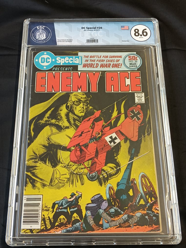 DC Special #26 - EGC 8.6 - Enemy Ace by Joe Kubert - 1 Graded comic - EO - 1977 #1.0