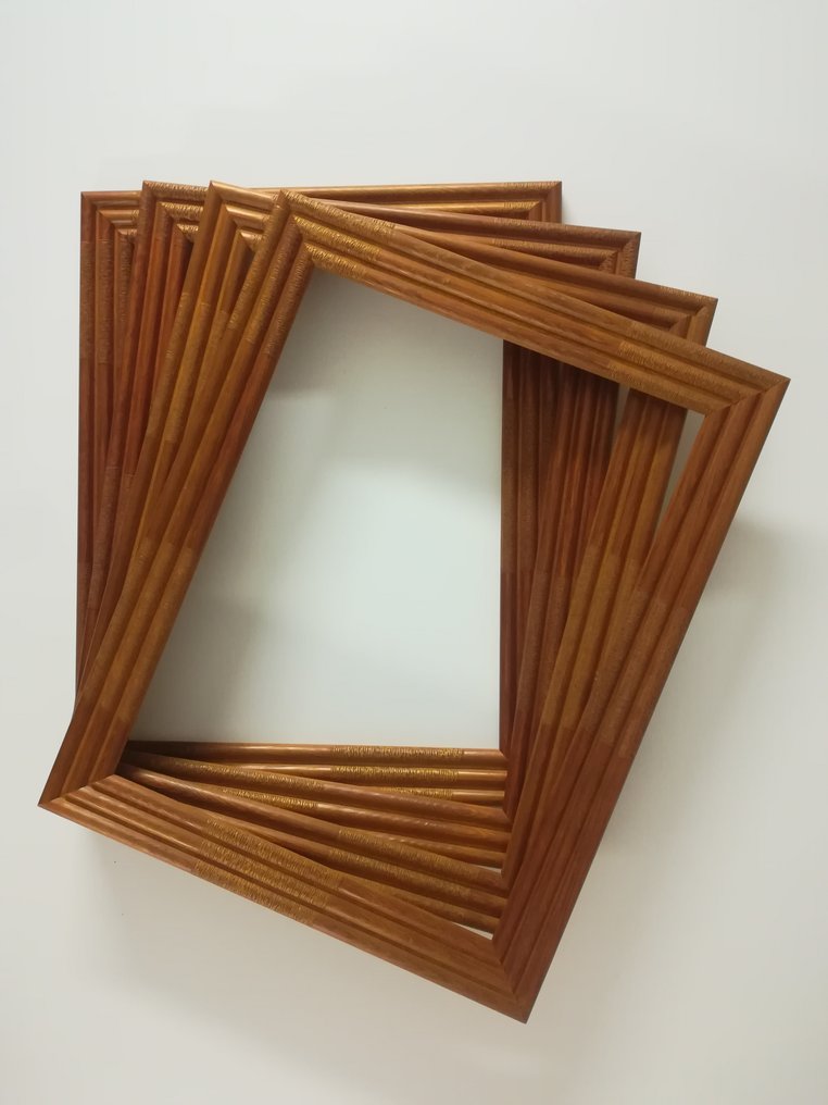 Smac Cornici - Κορνίζα (4) - Ξύλο πεύκου - Εθνοτικό μπαμπού 30x40 εκ. #3.2